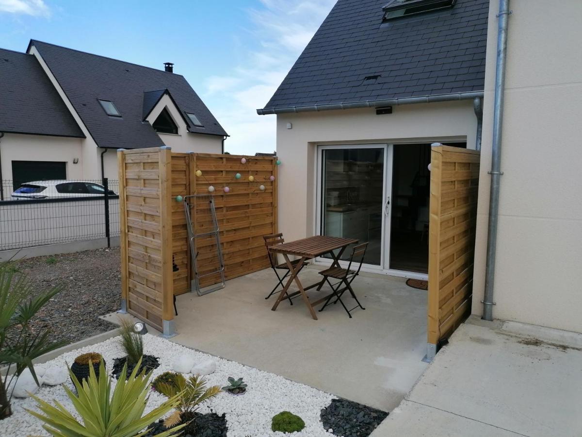 Les Pommiers Duplex Cosy Tout Confort Dans Maison Neuve Avec Terrasse Entree Independante 5 Mn De Bayeux Et 10 Mn Plage Du Debarquement Sommervieu Ngoại thất bức ảnh