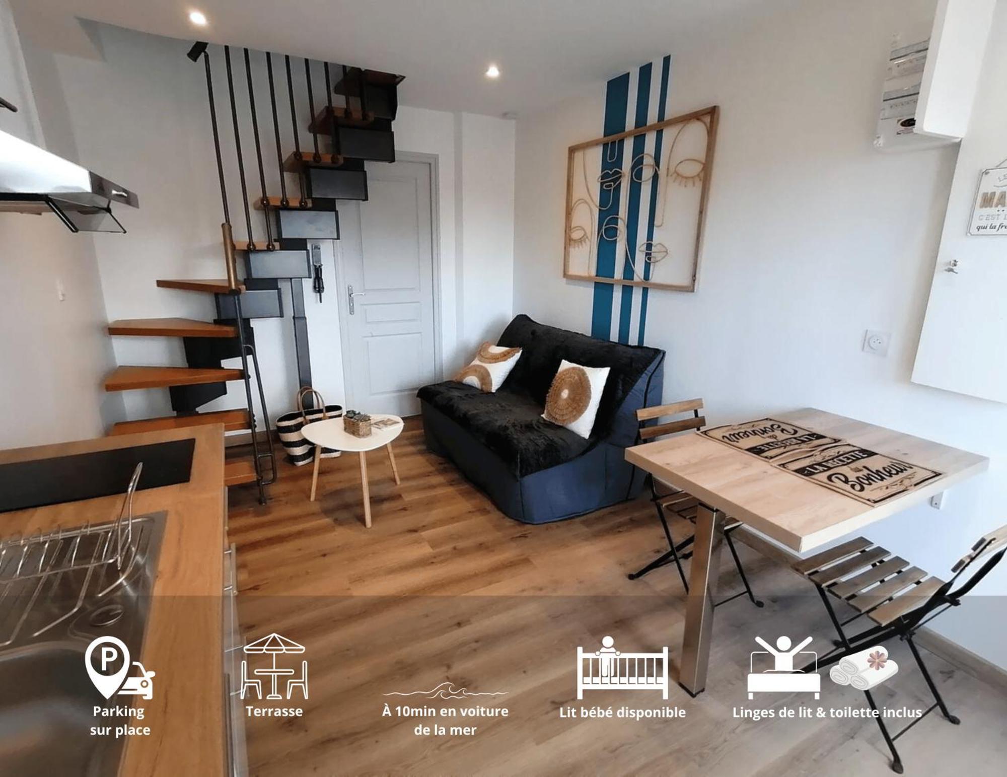 Les Pommiers Duplex Cosy Tout Confort Dans Maison Neuve Avec Terrasse Entree Independante 5 Mn De Bayeux Et 10 Mn Plage Du Debarquement Sommervieu Ngoại thất bức ảnh